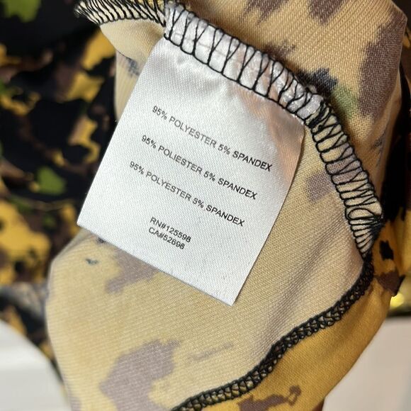 Ellen Tracy Animal‎ Print Top Sequins Bling Size L - Picture 4 of 5